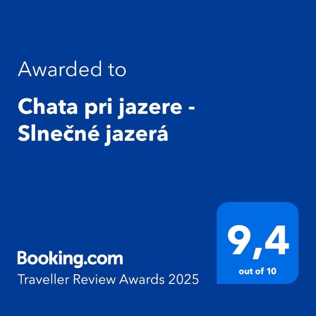 Chata Pri Jazere - Slnecne Jazera 세네츠 외부 사진